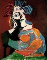 Femme accoudee 1937 Kubismus